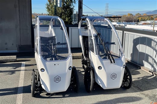 Cruising Vancouver in ENVO’s Veemo: The 3-Wheel eBike 'Car' You Can Ride in Bike Lanes
