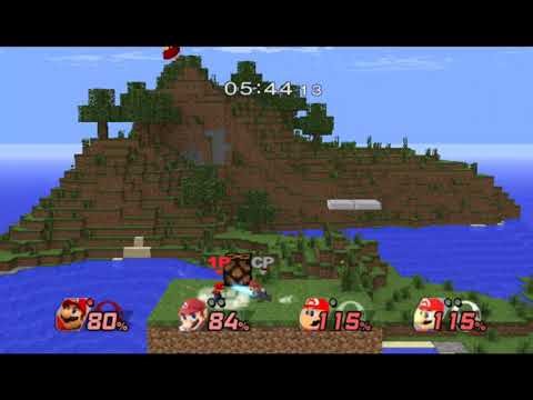 SSBB MOD Mario (ssbm) vs Mario (ssbu) vs Mario (sm64) vs Mario (ssb64)