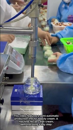 Beauty Cream Production Line: Filling, Capping, and Labeling