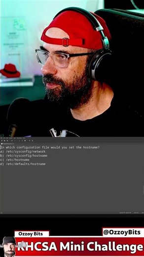 RHCSA Mini Challenge Ep10: Hostname file?