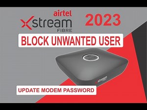 Block Unwanted User in Airtel Xtreme Fibre | how to block user on airtel xstream fiber