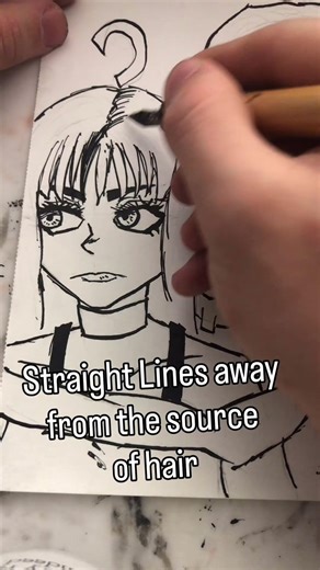 How to outline your drawing