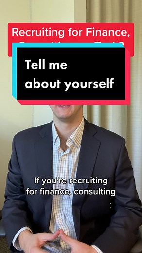 Interview Tips: Tell Me About Yourself in Banking and Finance