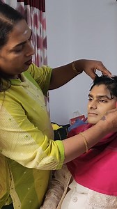 💫Today’s Work Bridal & Groom Makeover💫 ✨A day filled with elegance, love, and picture-perfect moments. From soft, radiant bridal glam to a clean, polished groom makeover — every detail crafted to enhance their natural charm. 💍❤️ ✨ Soft & glowing bridal look ✨ Neat and refined groom styling ✨ Perfect for their big day memories | Surya Ishaan