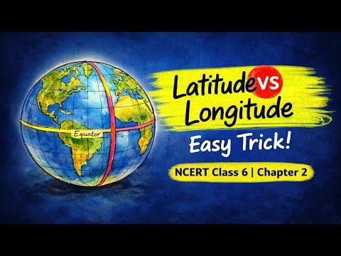 Globe: Latitude & Longitude | NCERT Class 6 Geography Chapter 2
