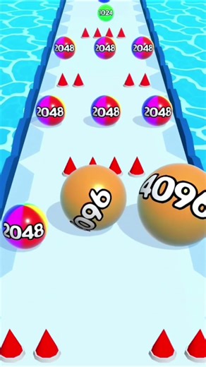 Ball blend gameplay #2048game #goingballsfastrunnergameplay