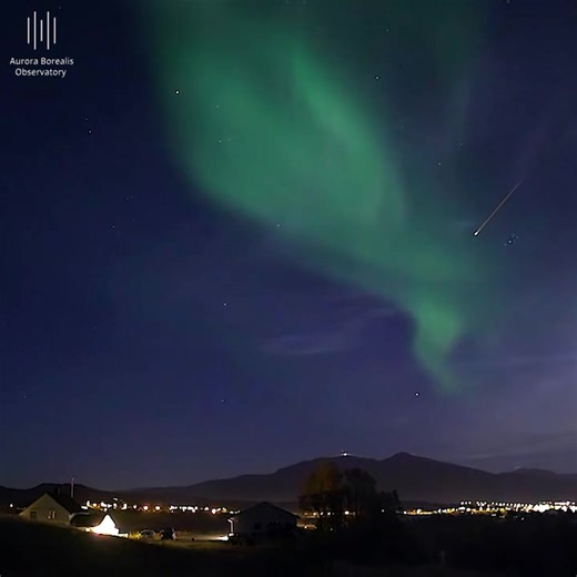 16K views · 1.5K reactions | Make a wish. Enjoy some shooting stars & aurora Come visit https://auroraborealisobservatory.com | Aurora Borealis Observatory | Facebook