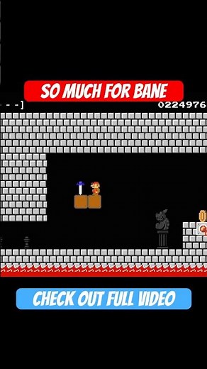 So much for Bane #mariomaker2 #gaming #onlinegaming #mastersword #gamingmoments #nintendo