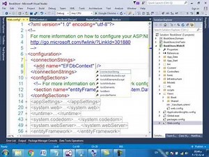 52 ASP NET MVC Course Bookstore real application Adding Database Connection in the Web config