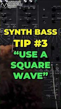 Synth Bass Tip #3 “Use A Square Wave” #music #musicproduction