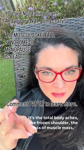 Dr Vonda Wright | Surgeon on Instagram: "SHARE THIS POST with someone who needs to hear it . I’m ending 2025 the same way I began it. By letting you know that you are not falling apart and you are not going crazy. The muscular skeletal syndrome of menopause is real and affects up to 80% of all women. It includes total body pain called arthralgia, frozen shoulder, loss of muscle, loss of bone, red distribution of fat and degradation of cartilage. All of these tissues are part of the skeletal syst