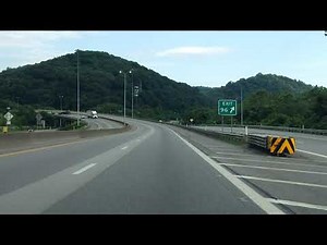 West Virginia Turnpike (Interstate 77 Exits 98 to 85) southbound