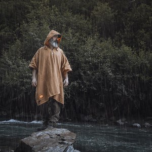 Rain Poncho, Waxed Canvas Poncho, Oilskin Shelter, Mens Rain Jacket, Water-proof Hiking Gear, Bushcraft Gift for Men, LARP Costume,tarpaulin - Etsy