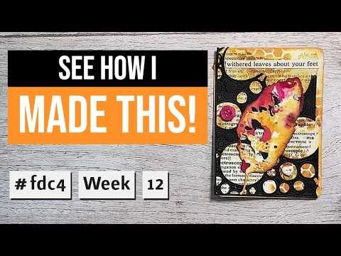 How to Use Layered Mixed Media Techniques! I LOVE Altering Playing Cards! #fdc4 #fdc #art