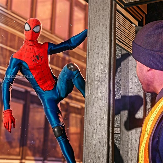 UKG on Instagram: "Miles’ identity reveal moment 🕷️👀 #spiderman #marvelspiderman #marvelspidermanmilesmorales #milesmorales #marvel #ps5 #games #4k"