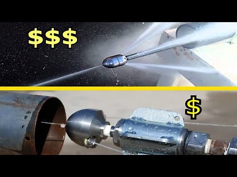 $500 Sewer Jetter Versus $15,000.00 SEWER JETTER Test (Instant Regret?)