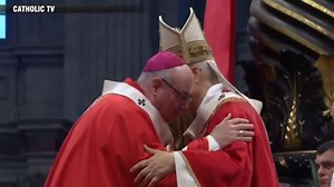 Archbishop Henning receives pallium from Pope Leo XIV