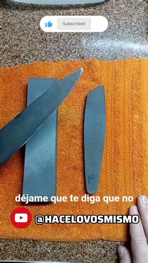 Afilá así tus cuchillos.(Lo que nadie te cuenta)#tutorial #tips