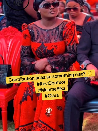 Maame Sika's Role at Rev Obofour's Mother's Funeral