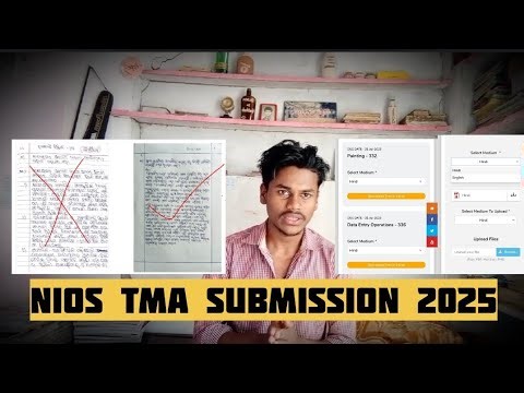 How to Write & Submit NIOS Class 12 TMA |Complete 2025 Guide |