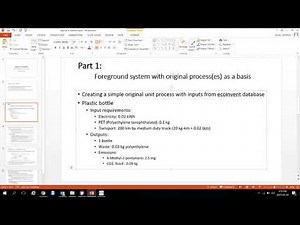 openLCA lessons-Part1: Create a process from scratch