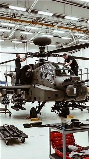 Inside the Apache Helicopter 🚁 | Powerful Military Engineering