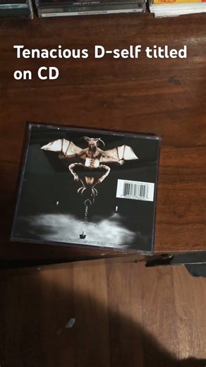 Tenacious D-self titled on CD #rock #metal #funny #tenaciousd #jackblack #cds #heavymetal #hardrock