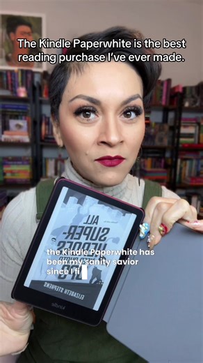 Kindle Paperwhite 7” with Fabric Cover! @QVC, Inc I read every single day, and the Kindle Paperwhite just makes it easier. The warm light feature is my favorite I can customize it so the screen matches the room lighting and doesn’t strain my eyes. The display is super sharp, and because it’s E Ink, it doesn’t feel like a phone or tablet. No blue light, no distractions, just pure reading. #holidayhaul #kindleunlimited #kindlepaperwhite #ereader #kindlegirlie