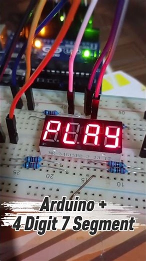 Arduino 4 Digit 7 Segment Animation