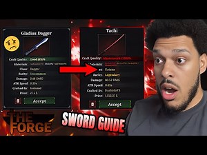 NEW PLAYER WEAPON GUIDE + OP WEAPON RECIPE (THE FORGE)