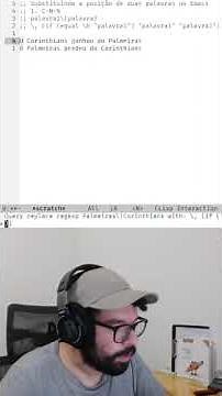 Substituindo a palavra A pela palavra B e B pela palavra A no Emacs