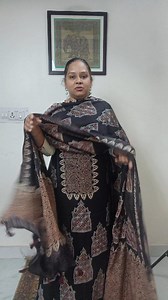 1.2K views | Elitekalaa exclusive designer ajrakh handblock premium modal silk suits. To book pls contact us at https://wa.me/919958810727 #elietekalaa #modalsuits #ajrakhmodalsilk #ajrakhsuits #ajakhhandblockprinting | AIBA 4.0 : All India BusinessWomen's Association | Facebook