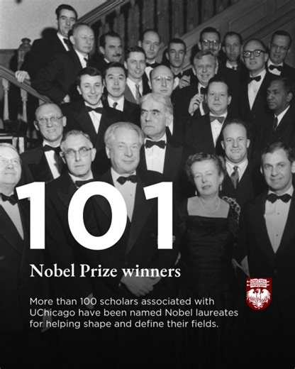 Scholars affiliated with UChicago have earned a total of 101 Nobel Prizes, shaping our economy, science and culture for more than a century. Go inside the numbers to explore these Nobel laureates—and their impact on their fields and society. | The University of Chicago