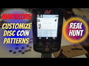 Minelab Manticore Custom Coin Program in Action - Real Hunt