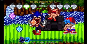 Mid Song Change To Pixel (LUA Script) Modding Tool for Friday Night Funkin' | FNF Modding Tools