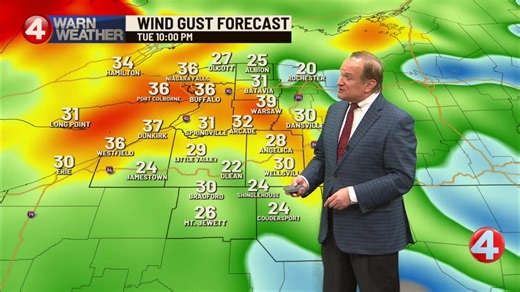 10K views · 75 reactions | ☁️A windy day today will make it feel colder than it actually is with temperatures way below average for this time of year. See the full forecast here: https://www.wivb.com/weather-news/todays-forecast/buffalo-ny-weather-forecast-december-2025-christmas-new-years-eve/ | News 4 WIVB Buffalo | Facebook