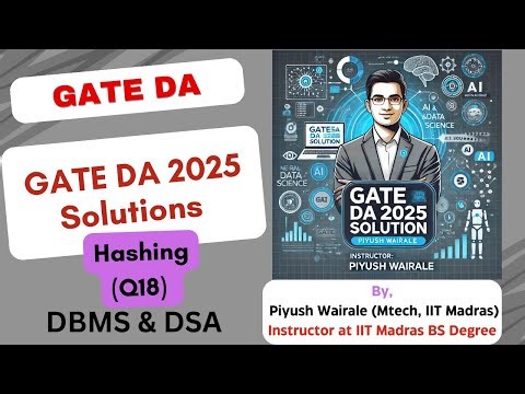 GATE DA 2025 Solutions | Data Structures and Algorithms | GATE Data science PYQ #gateda #gatecse