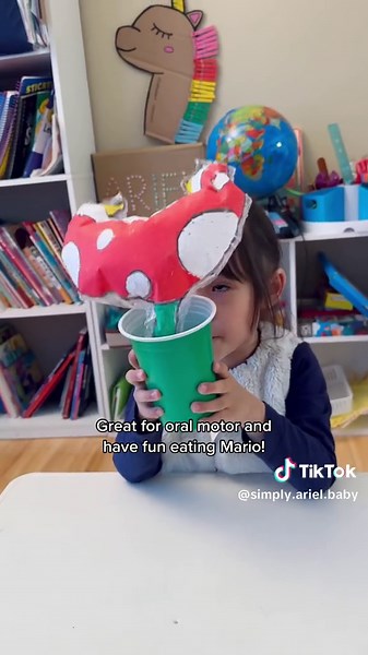 Super Mario Craft: Fun Oral Motor Activity with Piranha Plant