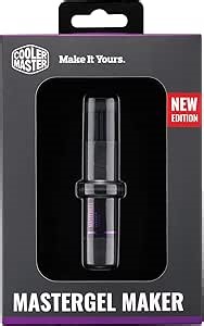 Cooler Master MasterGel Maker Ultra-High Performance Thermal Paste, Diamond Nanoparticles, Flat-Nozzle Syringe Design, CPU/GPU Conductivity W/m.k= 11m for CPU and GPU Coolers (MGZ-NDSG-N15M-R2) Gray