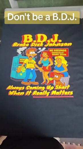 B.D.J #BrokeJohnson #FunnyTshirt #Tiktokshop #tshirtdesign #TeeDizztees