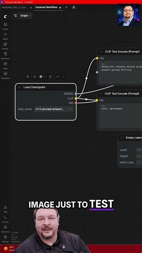 ComfyUI: Generate Your First Image Instantly! #shorts