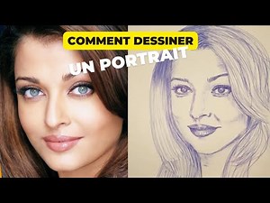 Timelapse : Dessiner un Portrait Réaliste d'une Célébrité étape par étape