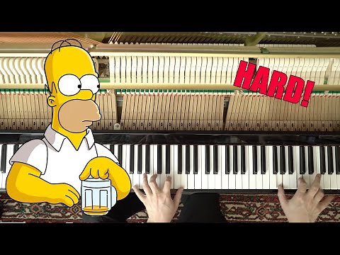 The Simpsons Theme on Piano