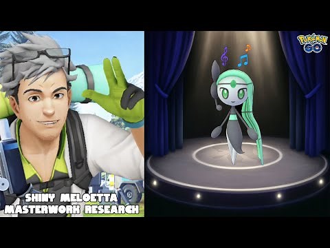Shiny Meloetta Masterwork Research Walkthrough in Pokemon GO!