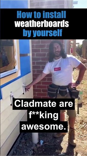 Cladding install with CladMate