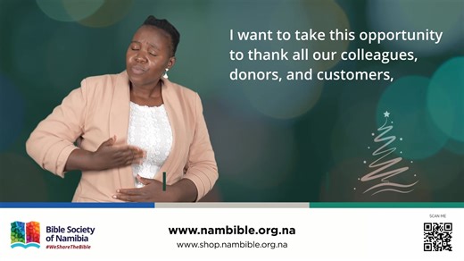 Happy Holidays from the BSN Sign Language Translation Staff! 🎄 #Namibia #signlanguage #deafcommunity #bibletranslation #FirstEdition #christianity #BSN #happyholidays2025 | Bible Society of Namibia - Bybelgenootskap van Namibië