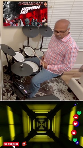 Ramba Ho Short Drum Cover 🔥 | Retro Bollywood Vibes | Dhurandhar 2025