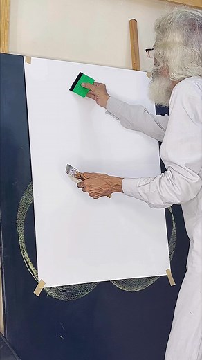 Allah Arabic Calligraphy 🧑🏻‍🎨❤️ #art #fbreels #calligraphy #JummahMubarak #reels #painting | Muhammad Amjad Alvi Calligrapher