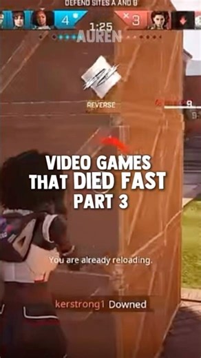 Video Gsmes that DIED FAST | PART 3 #gaming #videogames #fypage