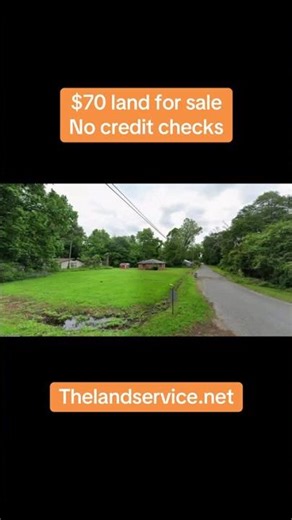 Only $70 down! More land on my site! This one is in Dermott Arkansas Check it out Thelandservice.net